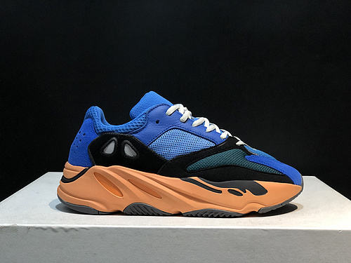 Adidas Originals Yeezy Boost 700 _Bright Blue_ Blue Orange Radder_ GZ0541 men_s and women_s shoes 36-46 yards with half yards-42d1706a